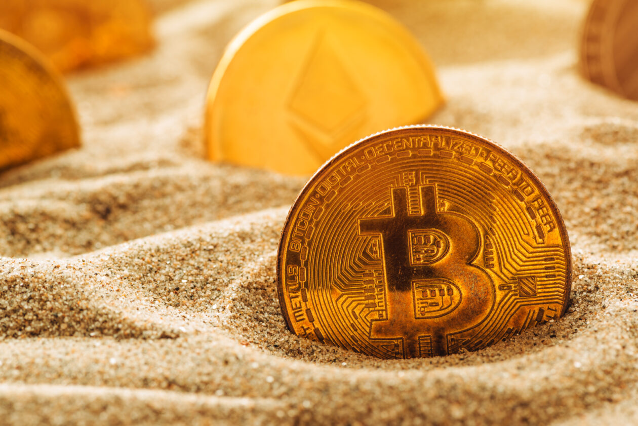 Bitcoin in sand. Markets: Bitcoin price nears US$21,000 amid market rally as Ether, Dogecoin lead gains