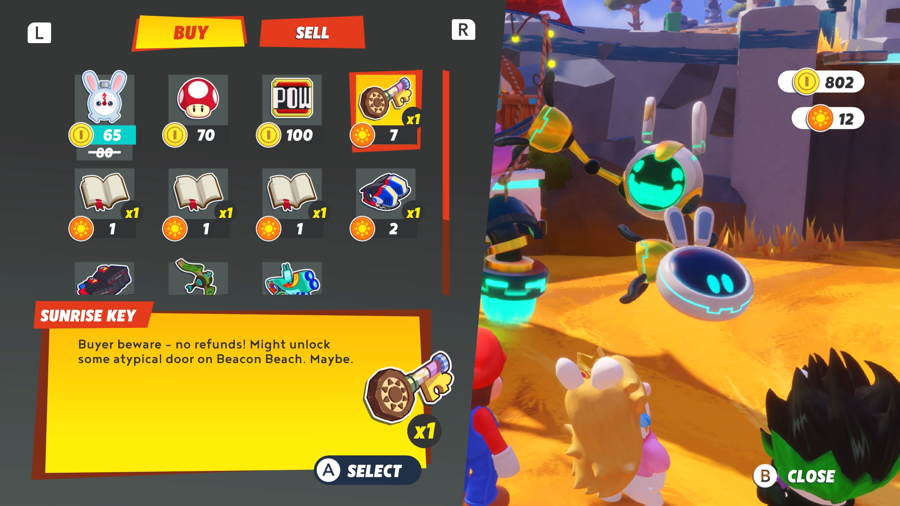 Where To Use The Sunrise Key In Mario And Rabbids Sparks Of Hope