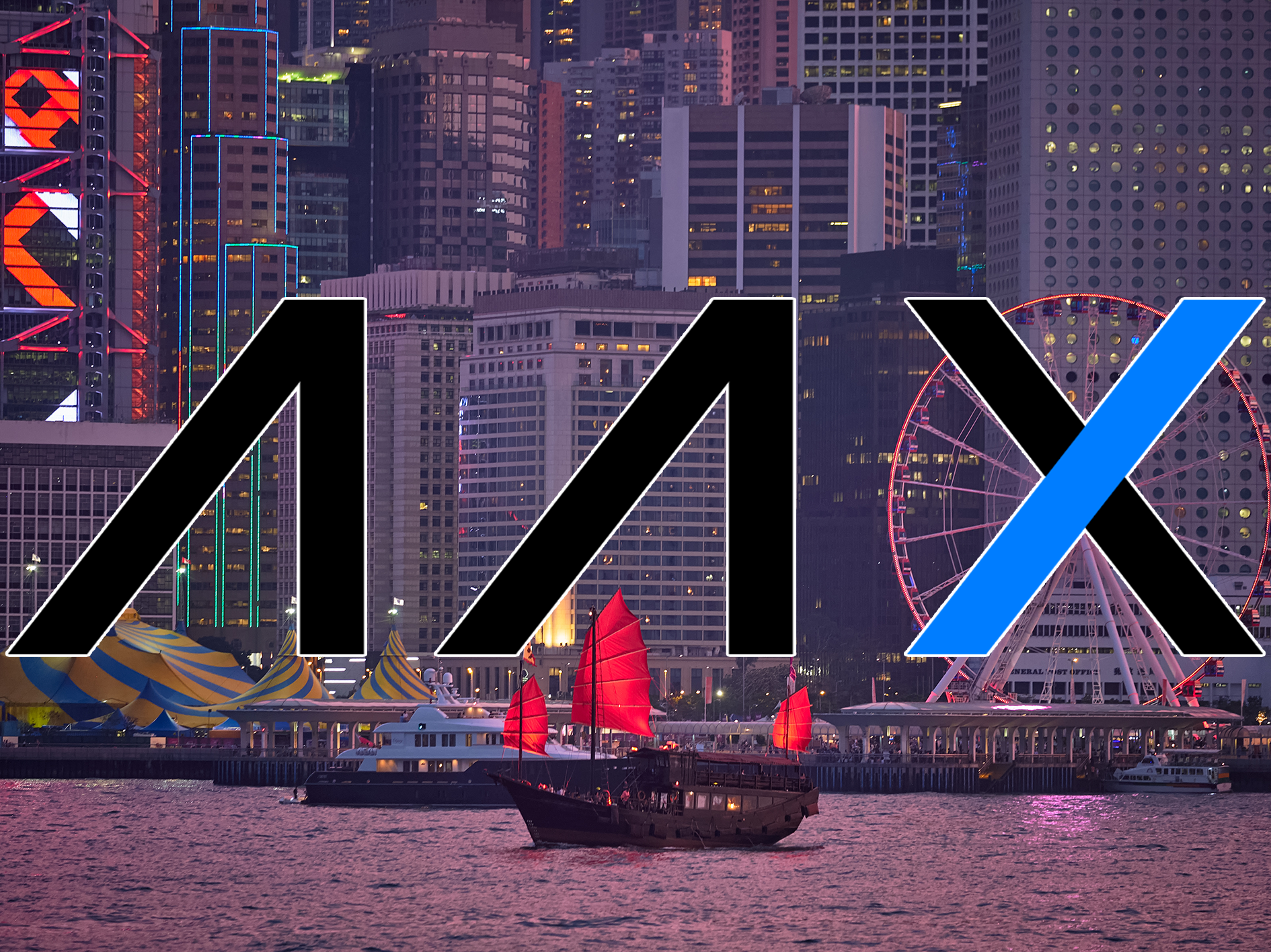 AAX exchange logo, Hong Kong city