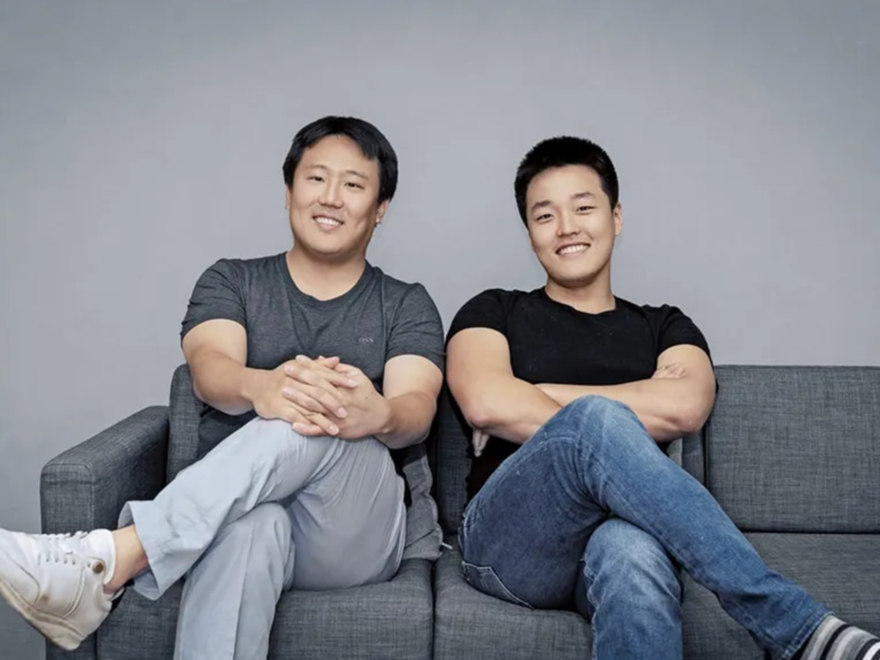 Terraform Labs cofounders Daniel Shin (left) and Do Kwon (right)