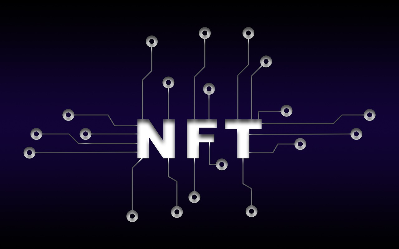 NFT with circuit board nonfungible token