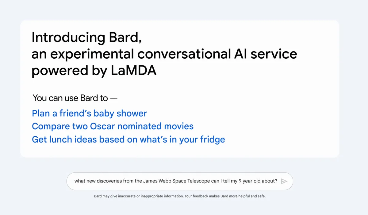 Google upgrades Bard with technology from its cutting-edge PaLM language model