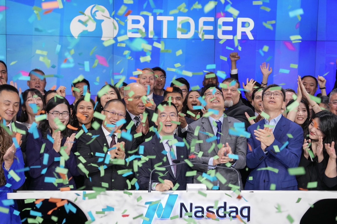 Bitdeer Technologies went public on Nasdaq on April 14. Image: Bitdeer/Twitter